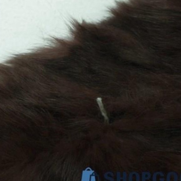 Brown mink long real fur coat - Picture 8 of 10